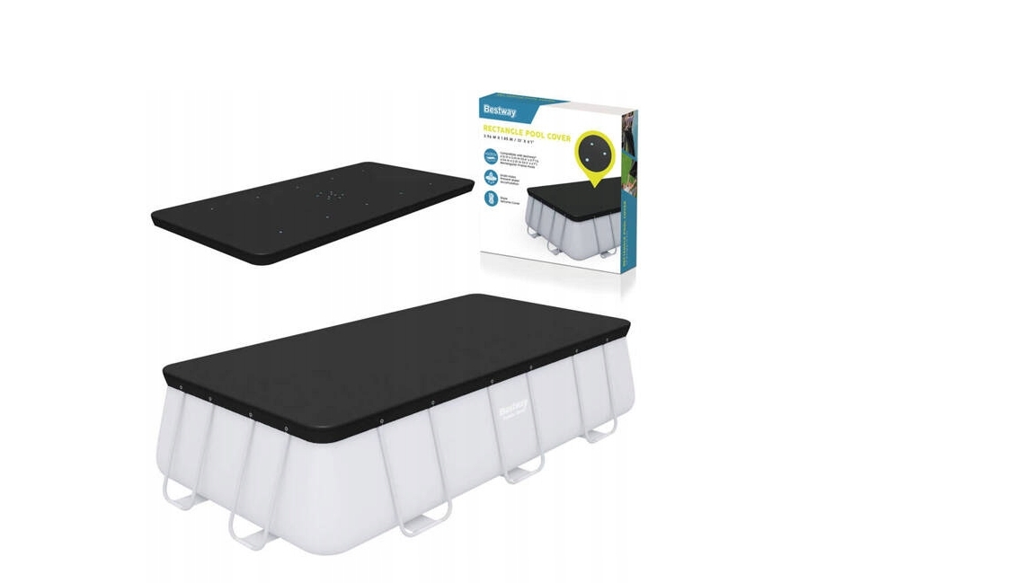 Bestway Pokrywa na Basen Stelażowy 404x201 cm – Idealna ochrona Twojego basenu