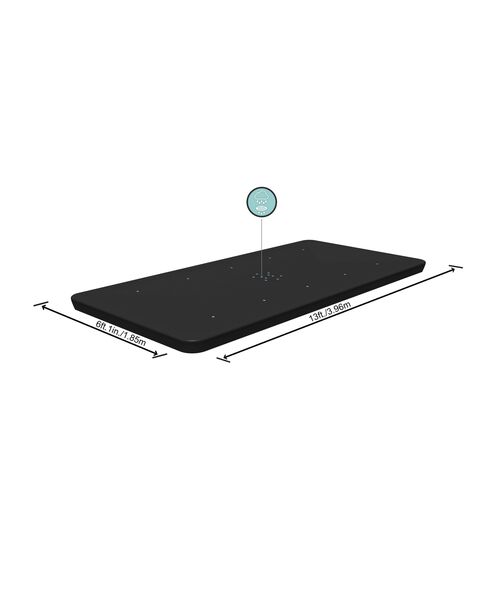 Bestway Pokrywa na Basen Stelażowy 404x201 cm – Idealna ochrona Twojego basenu - obrazek 2