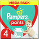 Pieluchomajtki Pampers Pants Rozmiar 4 – Komfort i Ochrona Dla Twojego Maluszka na Każdy Dzień! - obrazek 2