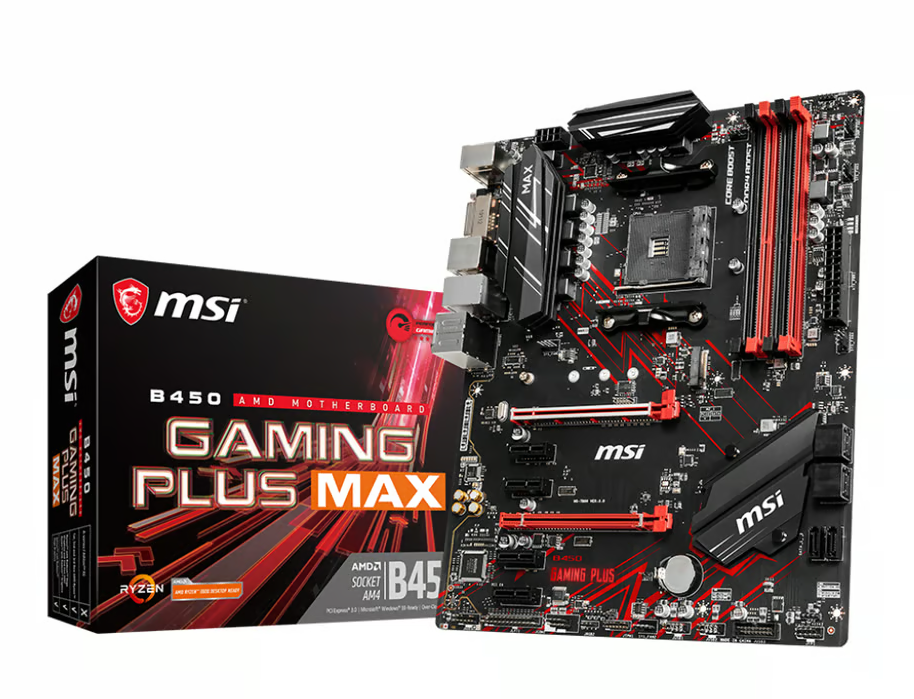 MSI B450 GAMING PLUS MAX – Twoja przepustka do gamingu na najwyższym poziomie!