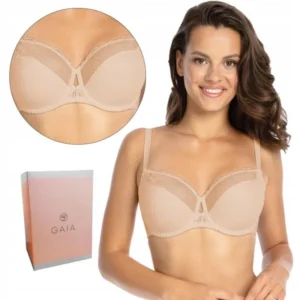 Biustonosz Gaia 1059 Ursula – Elegancja i Perfekcyjne Wsparcie w Beżowej Odsłonie!