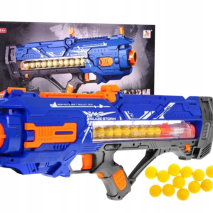 Blaze Storm - Wielki Automatyczny Pistolet Niebieski z 12 Penowymi Strzałkami! Pełna Moc Zabawy!