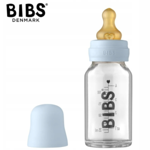 "BIBS Baby – Szklana Butelka Dla Niemowląt 110 ml – Naturalna opieka dla Twojego maluszka!"
