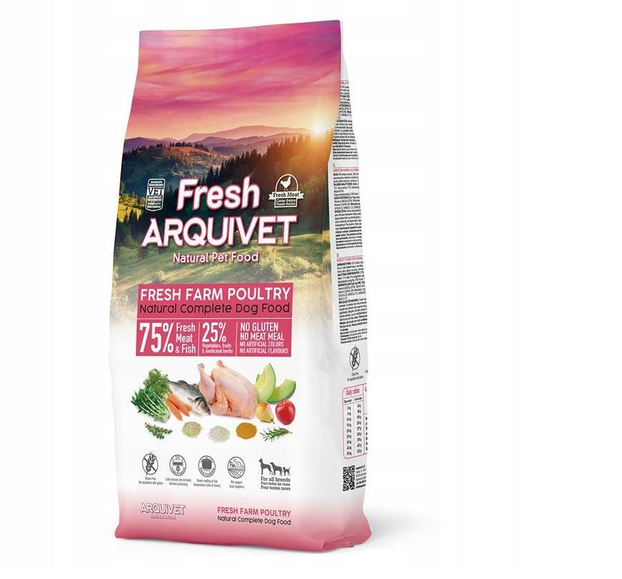 Arquivet Fresh: Półwilgotna Karma dla Psa – Kurczak i Ryba Oceaniczna, Idealne Odżywianie na Każdy Dzień!