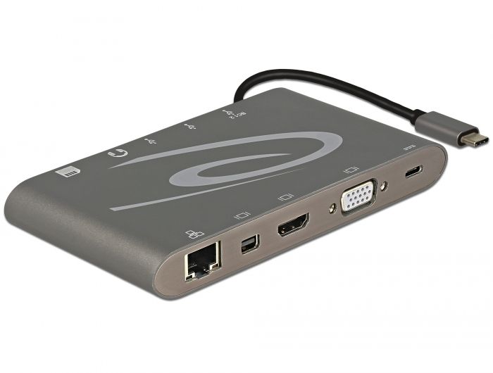 Delock 4K USB-C Dock – Twój wszechstronny towarzysz do efektywnej pracy! - obrazek 2