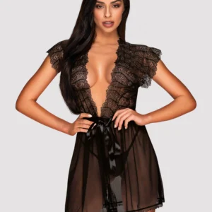 Szlafrok Obsessive Romanesa – Elegancja i Zmysłowość w Każdym Detalu!