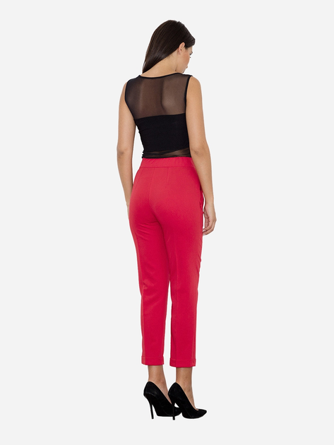 Wyrazisty Styl i Perfekcyjne Dopasowanie – Spodnie Slim Fit Figl M552 Czerwone! - obrazek 3