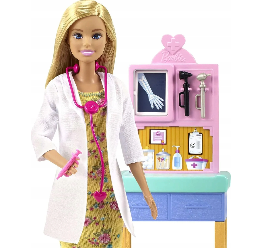 Barbie Pediatra Blondynka – Marzenia o Leczeniu Stają się Rzeczywistością! - obrazek 6