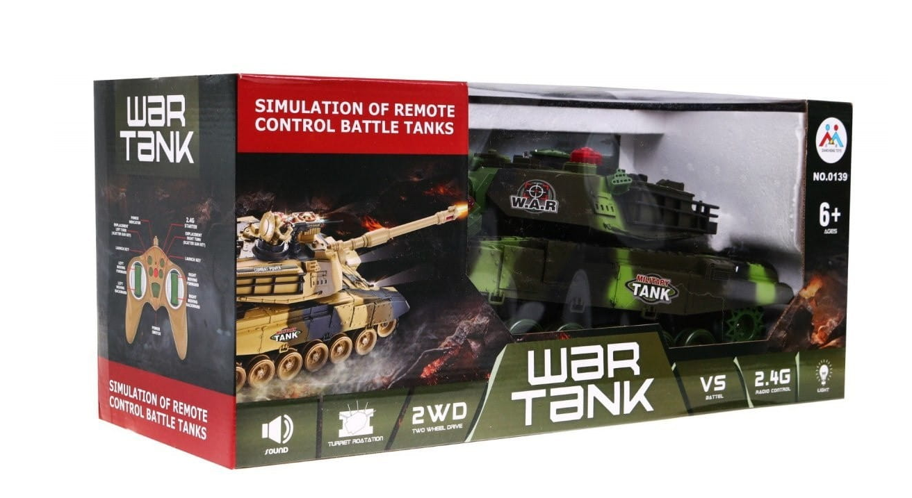 Czołg R/C 2.4GHz Zielony – Poczuj Moc Realistycznej Bitwy! - obrazek 9