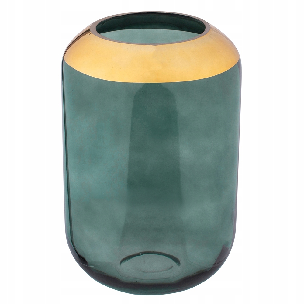 Zielony Wazon Szklany Glamour – Elegancja, która Podkreśli Urok Twoich Kwiatów! - obrazek 3
