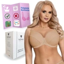 Biustonosz Vena VB11 Usztywniany – Elegancja i Komfort w Beżowym Wydaniu!