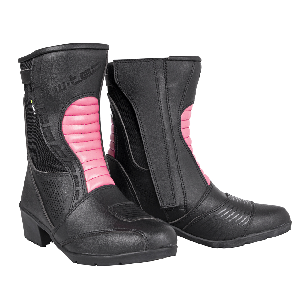 Damskie skórzane buty motocyklowe W-Tec Bkie – Wygoda i Ochrona w Każdym Zakręcie!