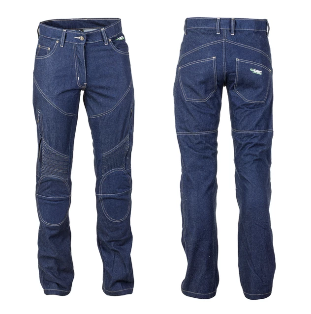 Damskie jeansy motocyklowe W-TEC NF-2990 – Ciemnoniebieski Styl i Ochrona na Każdą Trasę! - obrazek 2