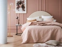 Pikowana narzuta Leila 220x240 cm – Pudrowy Róż! Elegancja i komfort na każdą kanapę lub łóżko! - obrazek 4