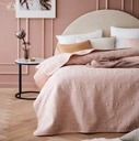 Pikowana narzuta Leila 220x240 cm – Pudrowy Róż! Elegancja i komfort na każdą kanapę lub łóżko! - obrazek 5