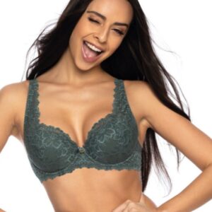 Biustonosz full cup Mat Carmela Khaki – Wyrafinowana Elegancja i Komfort na Każdy Dzień!