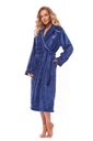Szlafrok Lux Long 2312 – Elegancja i komfort w odcieniu Navy (rozmiar M)!