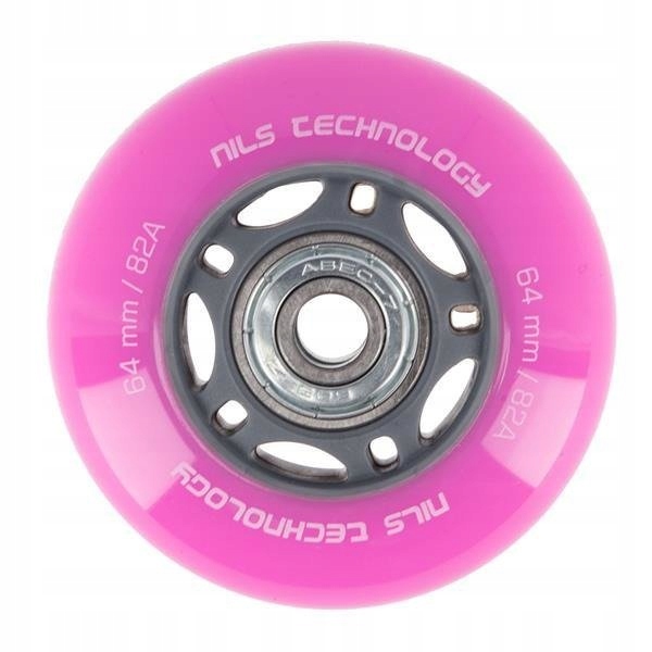 Kółka do łyżworolek NILS 64x24 mm z łożyskami ABEC-7 – Płynność, Szybkość i Komfort na Każdej Nawierzchni! - obrazek 5