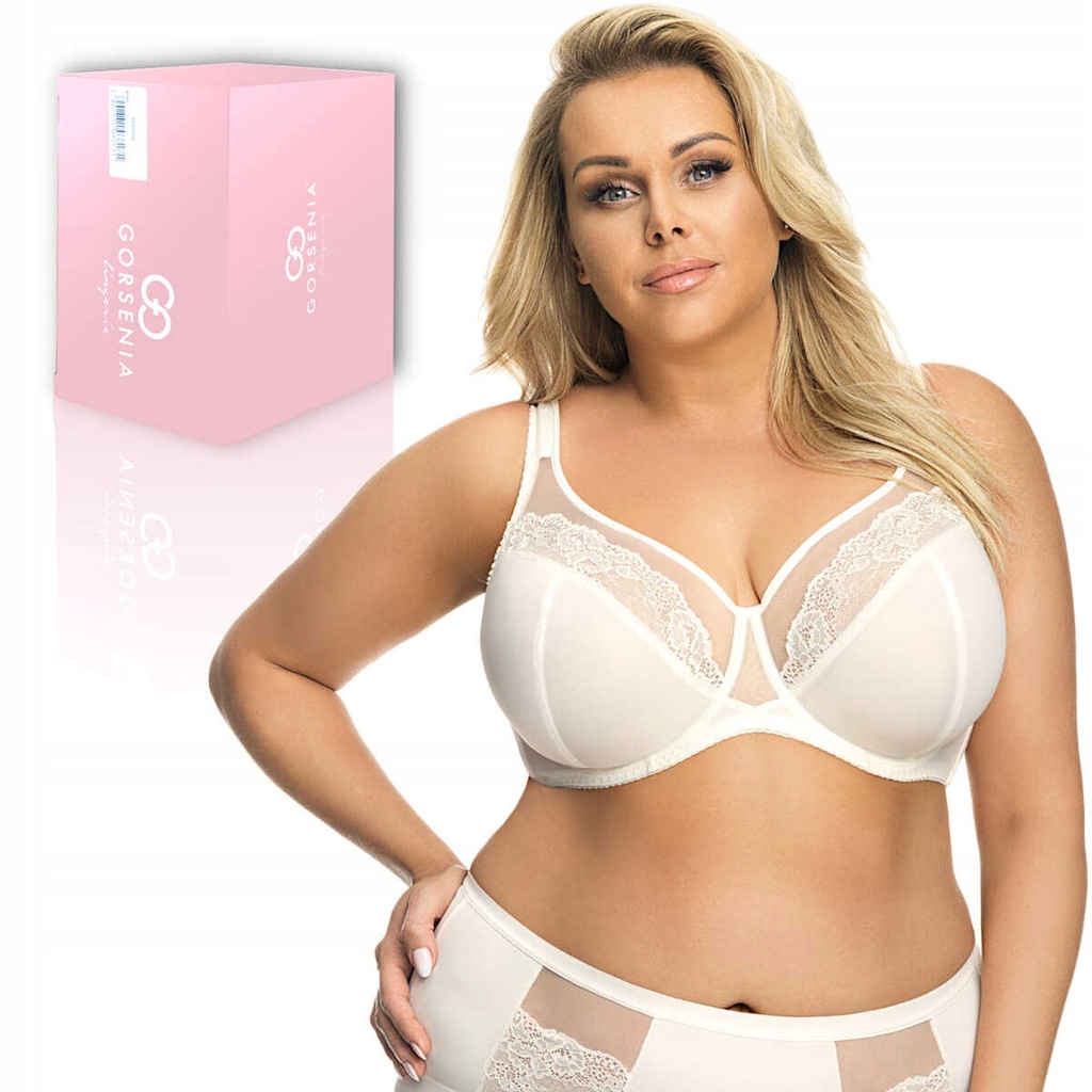 Biustonosz Gorsenia K441 Luise – Komfort i Elegancja w Kremowej Oprawie!