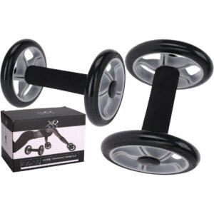 Wzmocnij Swoje Mięśnie – Trenażer Koła Core Training Wheels Czarny, 2 Sztuki!