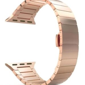 Bransoleta Alogy Stainless Steel Strap – Elegancja i Wytrzymałość dla Twojego Apple Watch