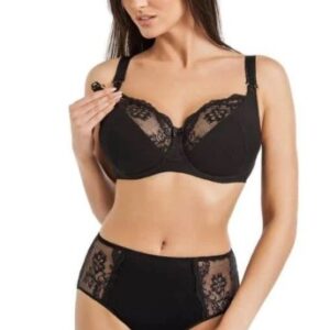 Biustonosz do karmienia Anastasia Mama 219 Black – Komfort i Elegancja dla Karmiących Mam