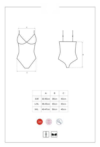Zmysłowe podkreślenie kobiecości – Body Obsessive 810-TED-1 w rozmiarze 2XL/3XL - obrazek 2
