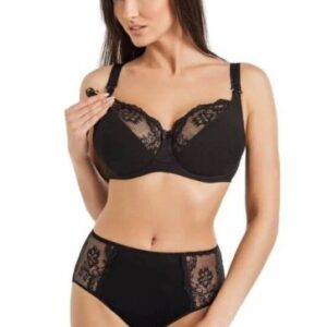 Biustonosz do karmienia Anastasia Mama 219 Black – Komfort i elegancja dla karmiących mam